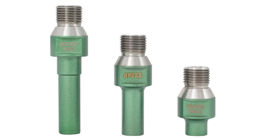 APEXX Reverse-Thread Adapters for Incremental Bits