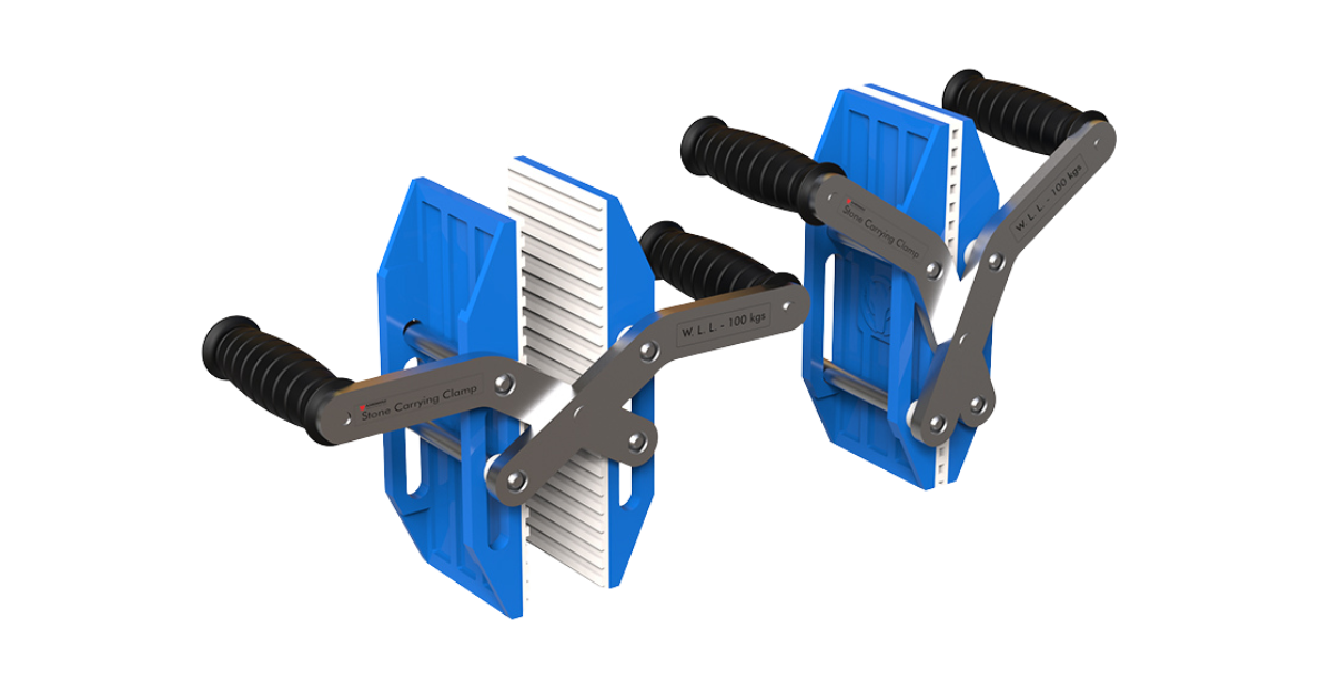 Aardwolf SCC06-W White Stone Carrying Clamp (Pair)