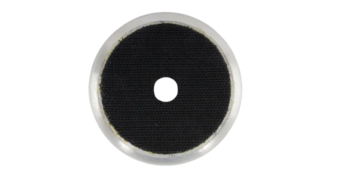 3” Aluminum Ogee Backer Head Hook & Loop 5/8”-11 Thread