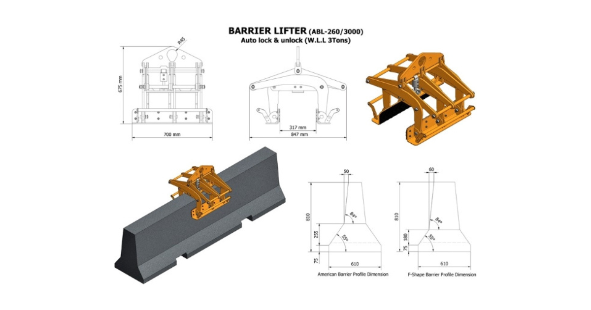 Aardwolf Barrier Lifter ABL 255/3000