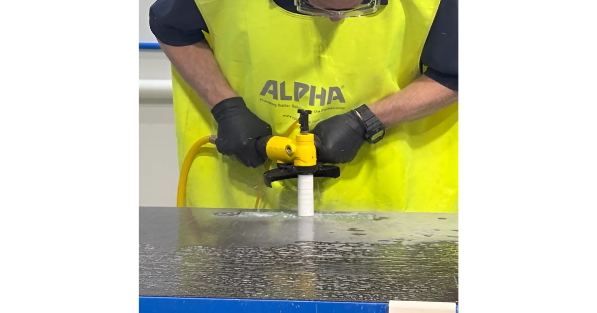 ALPHA PWC-658 Pneumatic Cutter/Grinder