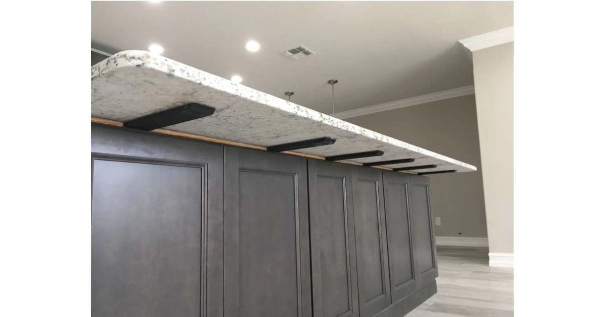 CarbonBar Knee Wall Countertop Support Bracket