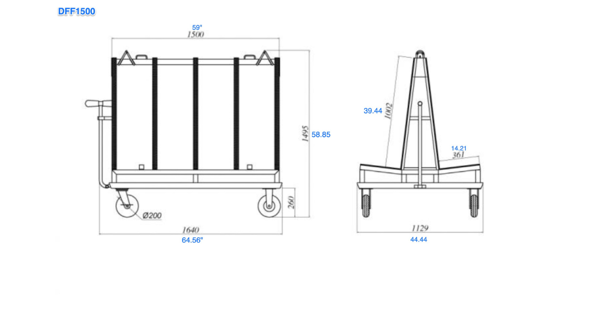 Aardwolf Demountable Frame DFF1500PC
