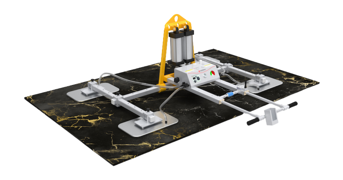 Aardwolf AVLP4 PRO Four Pad 1000kg and 500L Vacuum lifter