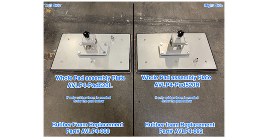 Aardwolf Replacement Foam Vacuum Lifter Pad 520x320