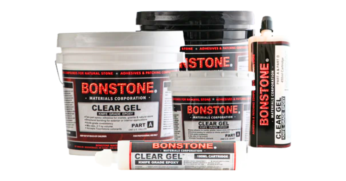 Bonstone Touchstone Clear Gel Knife Grade Epoxy
