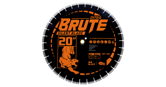 Diteq C/S-32BRS BRUTE Granite, Brick Pavers, Hard Concrete Silent Core Blade