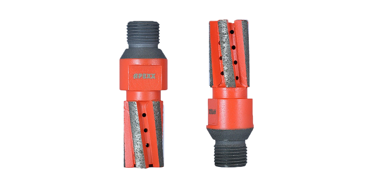 Apexx Orange High Speed CNC Finger Bits For Granite & Quartz Surfaces