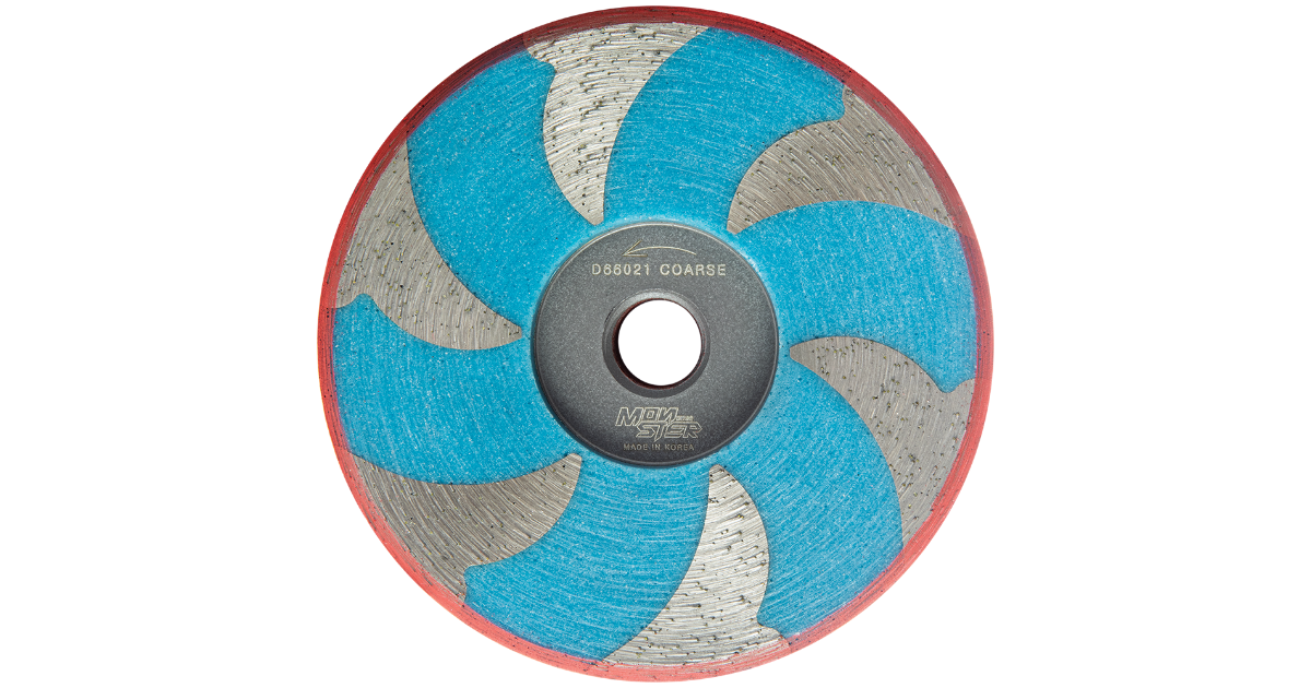 Diteq Monster Resin-Filled Cup Wheels 4"