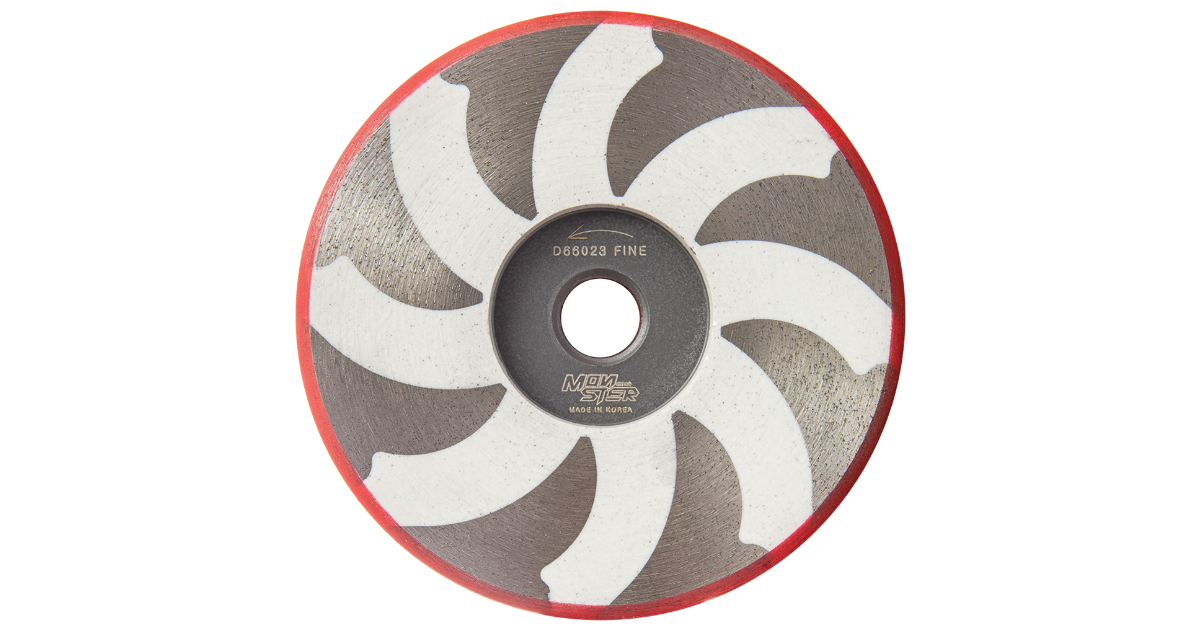 Diteq Monster Resin-Filled Cup Wheels 4"