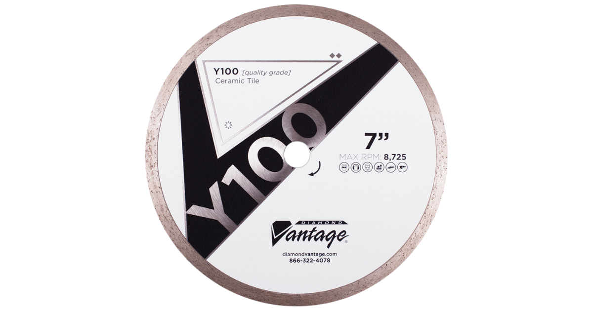 Diamond Vantage Y100 GP Dry Tile Blade