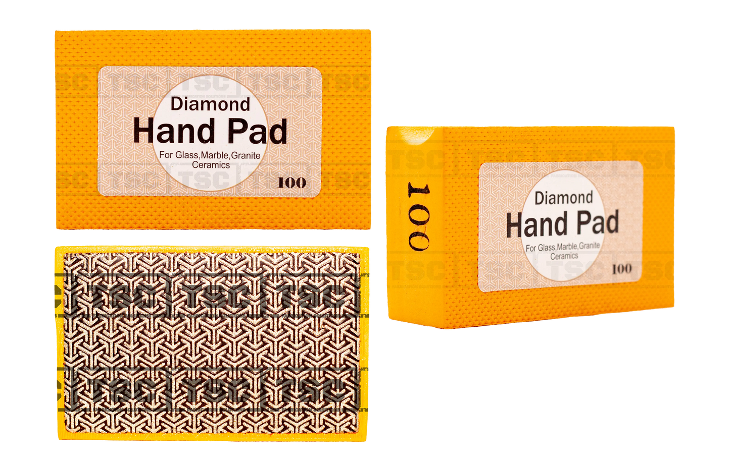 3" x 2" Diamond Hand Pads