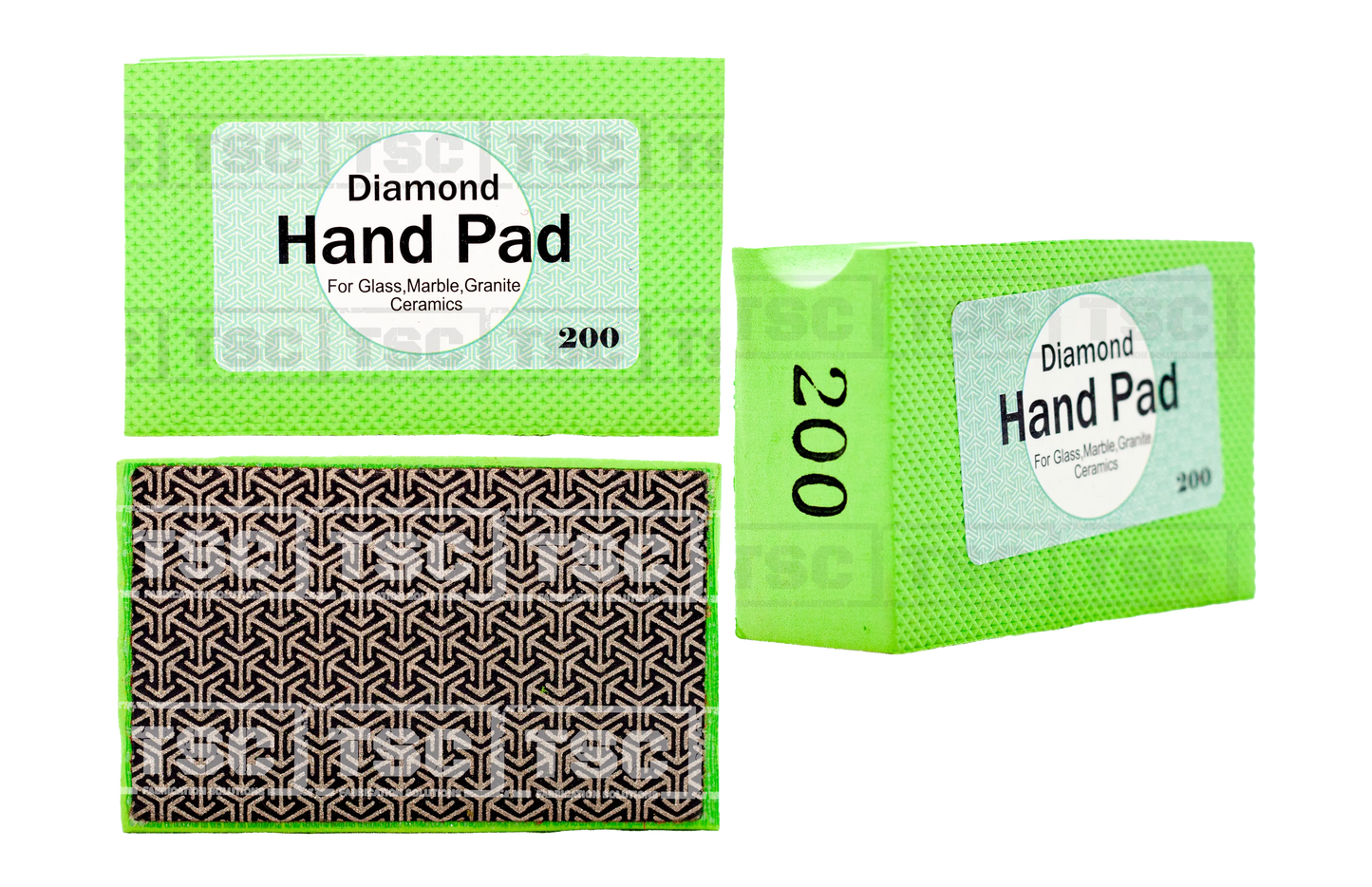 3" x 2" Diamond Hand Pads