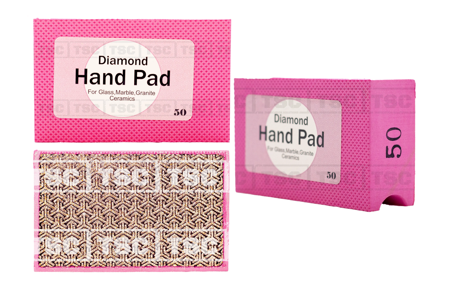 3" x 2" Diamond Hand Pads
