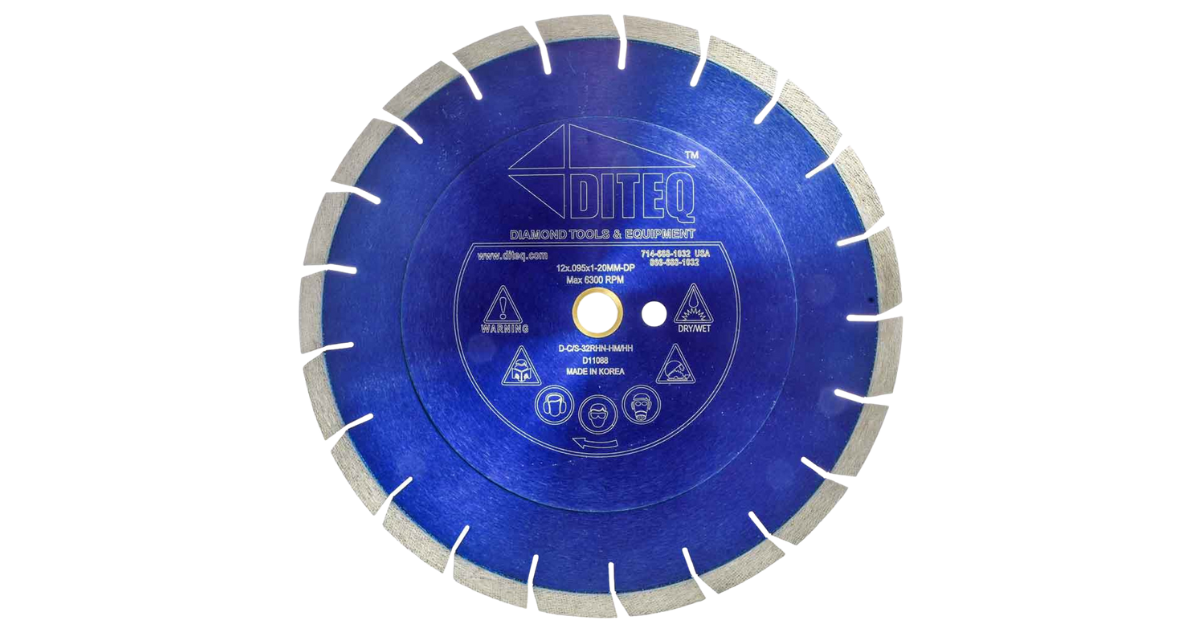 Diteq C/S-32RHN Porcelain Tile Paver Blade
