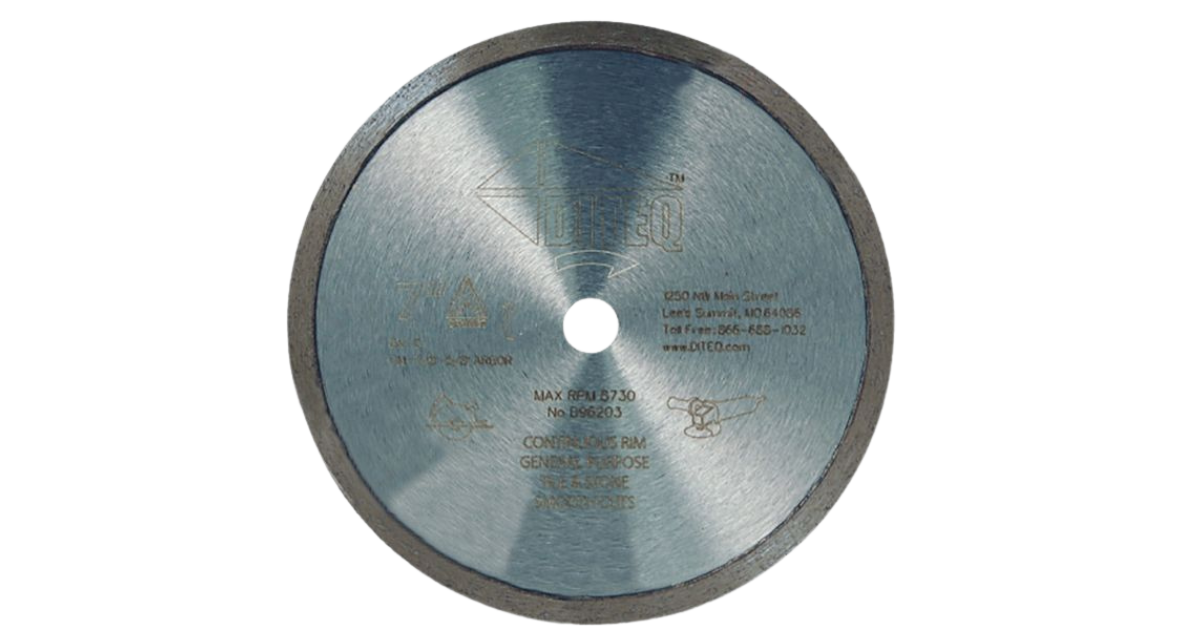 Diteq DX-C Continuous Rim Tile Blades