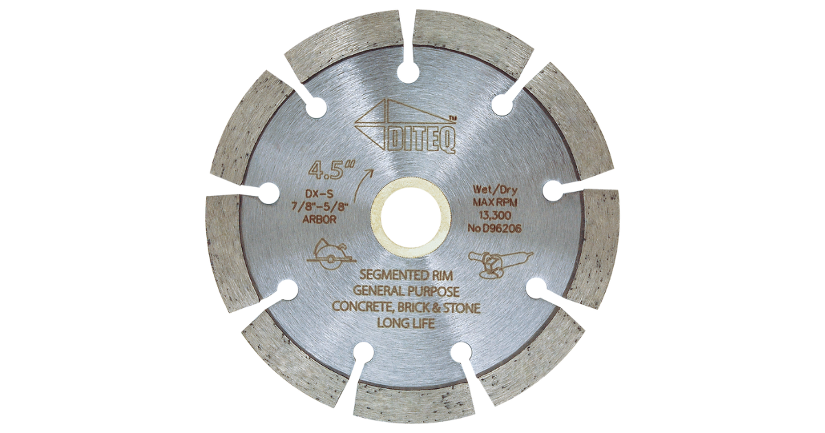 Diteq DX-S Universal Concrete & Masonry Segmented Blades