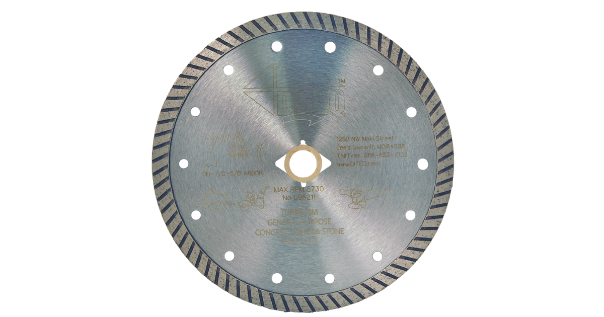 Diteq DX-T Turbo Rim Diamond Blades