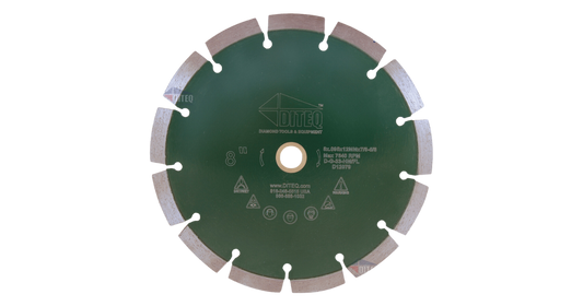Diteq G-33 Green Concrete Sawing Blades