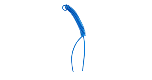 Parallign and Gorilla Grips 1/4 OD Blue Coiled Hose