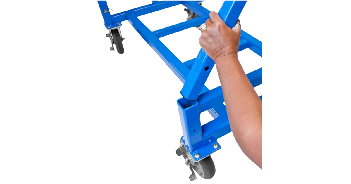 Gulf Wave Manatee Jr - Heavy Duty 4 Ft. Material Handling Cart