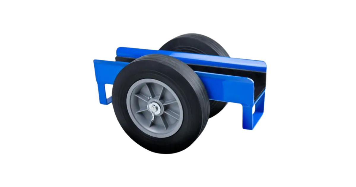 Gulf Wave Sea Bass Slab Dolly - 10" Duraflex Cushion Rubber Wheels