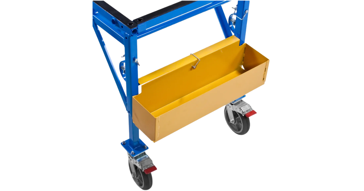 Gulf Wave Yellow Boxfish Heavy Duty Steel Tool Box w/Weep Holes