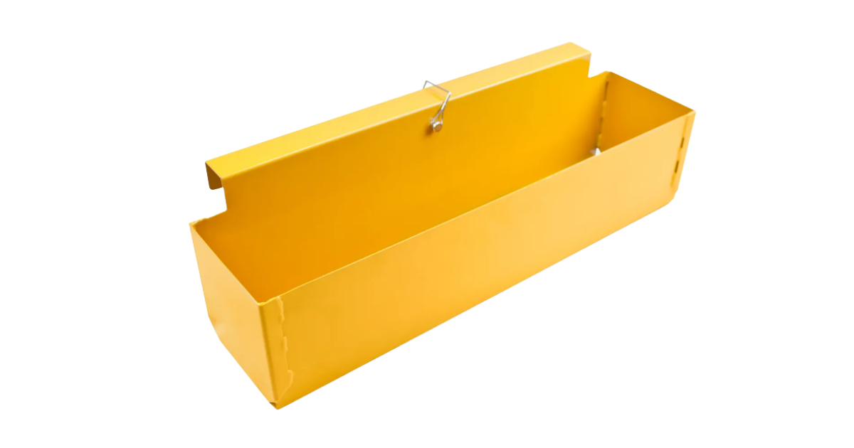 Gulf Wave Yellow Boxfish Heavy Duty Steel Tool Box w/Weep Holes