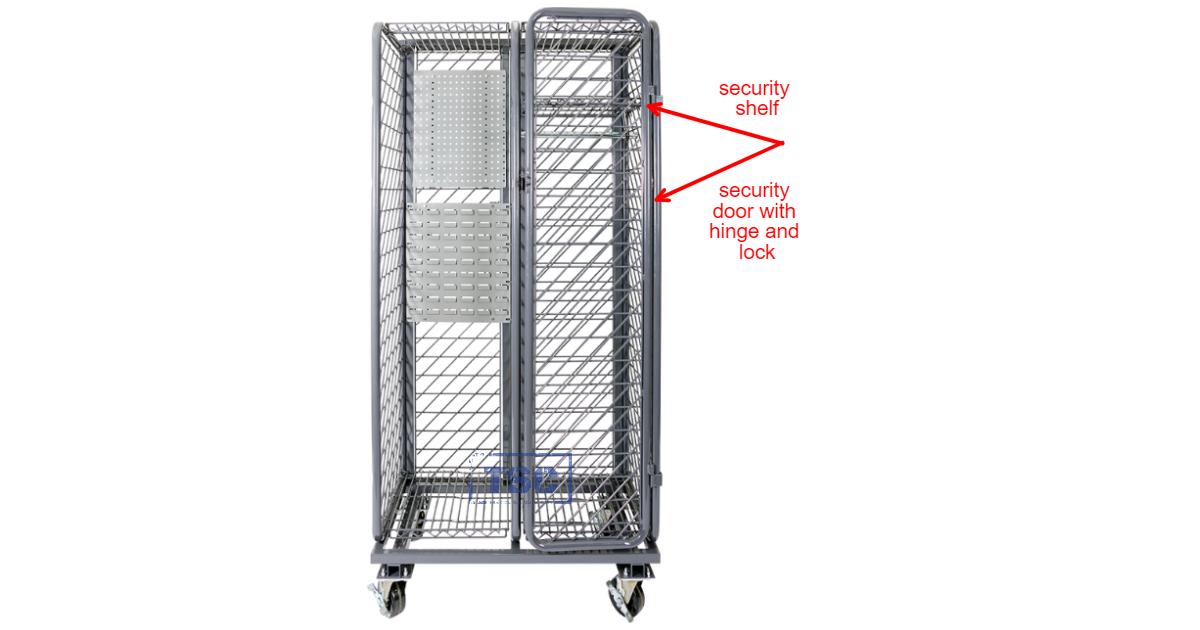 Groves Top Security Shelf and Lockable Door