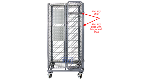 Groves Top Security Shelf and Lockable Door