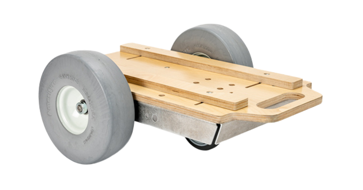 Omni Cubed EZ Glide Glass Dolly