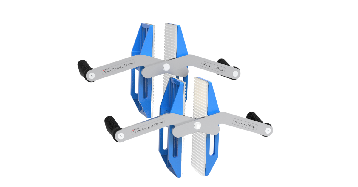 Aardwolf SCC03-W White Stone Carrying Clamp (Pair)