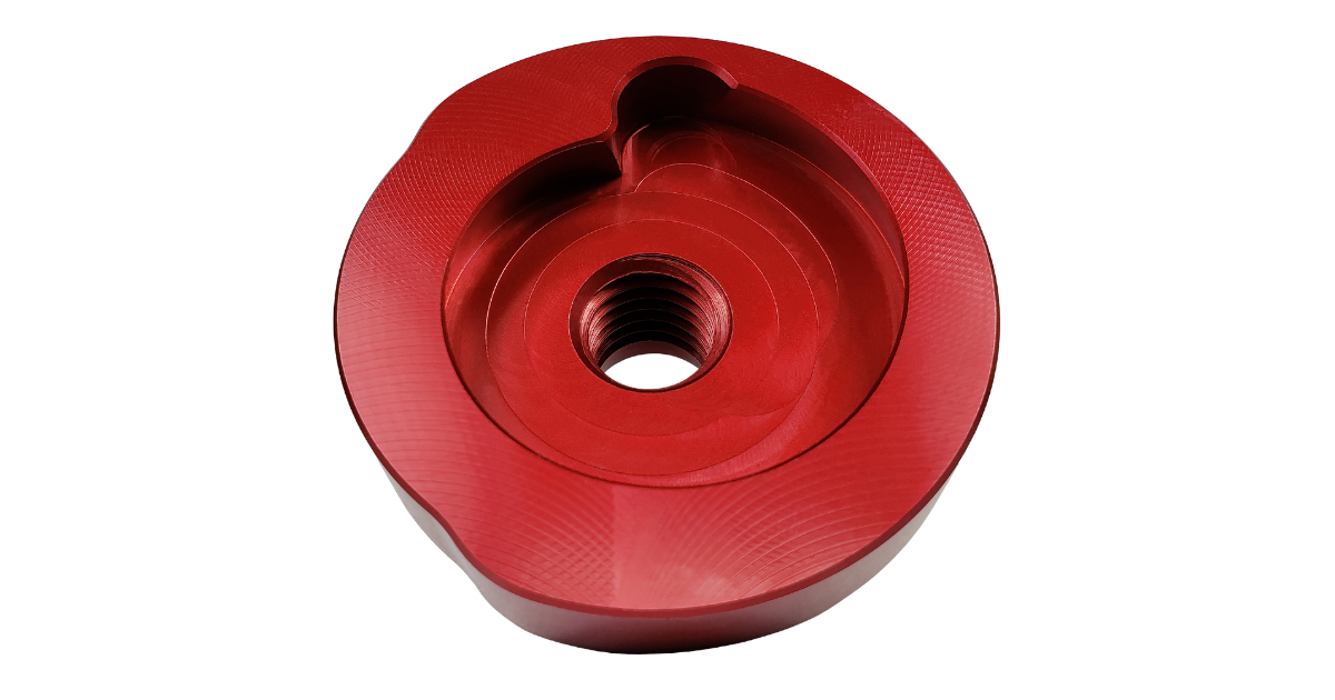 NSI SL3 Red Snail Lock Adapter, 5/8"-11 Thread