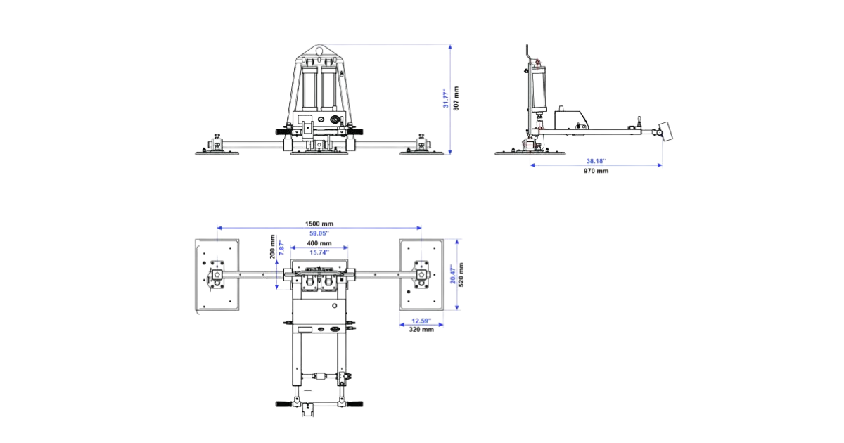 Aardwolf AVLP3- 600PRO Vacuum Lifter