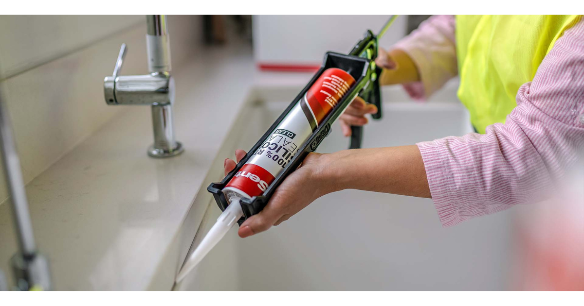 Senta 100% RTV Silicone Sealant (Clear)