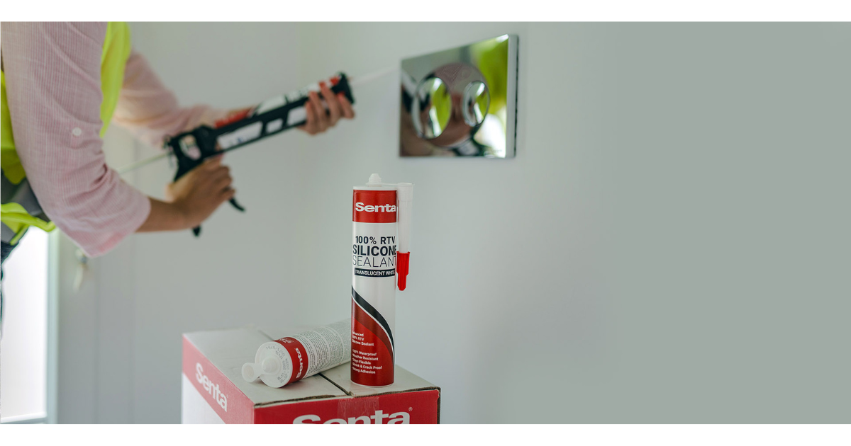 Senta 100% RTV Silicone Sealant (Translucent White)