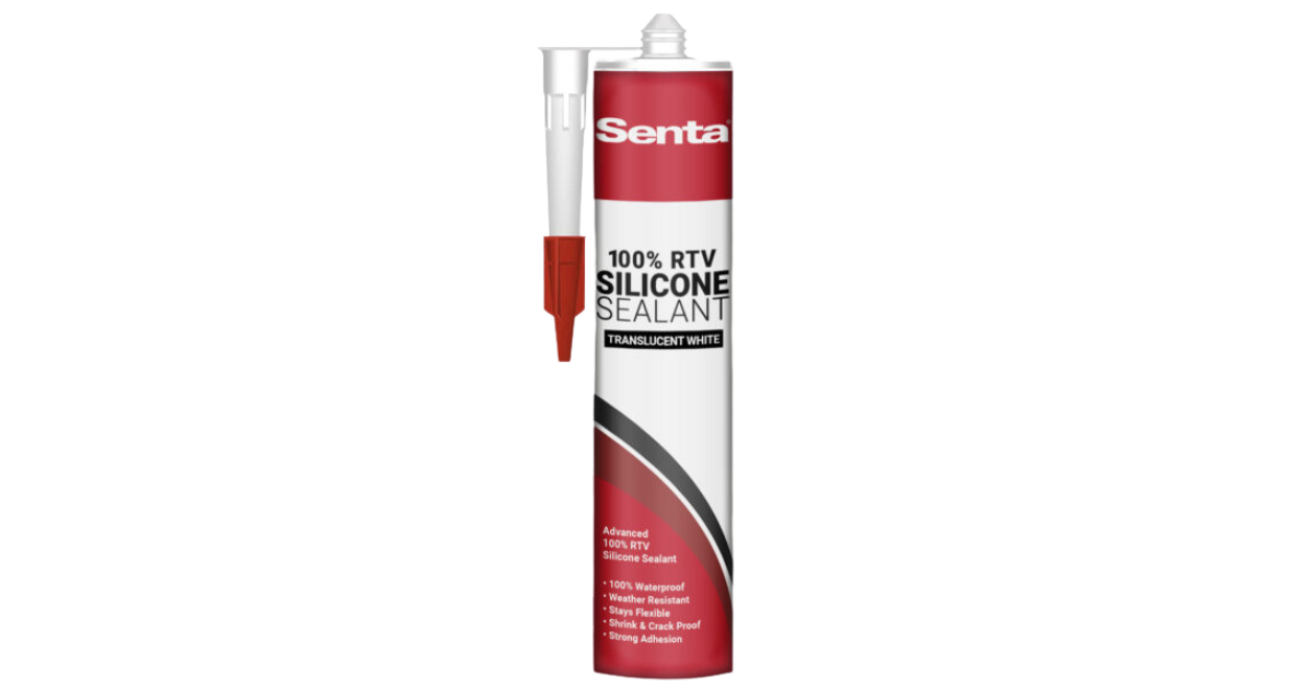 Senta 100% RTV Silicone Sealant (Translucent White)
