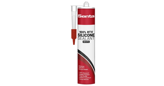 Senta 100% RTV Silicone Sealant (White)