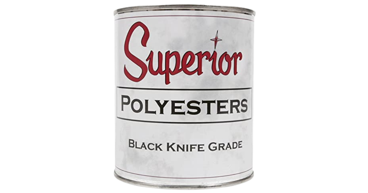 Superior Black Polyester Knife Grade - Quart