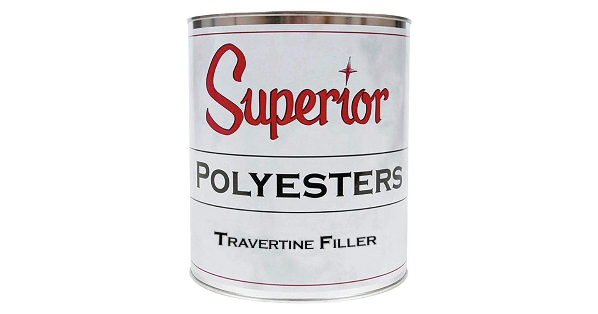 Superior Travertine Filler Polyester - Quart