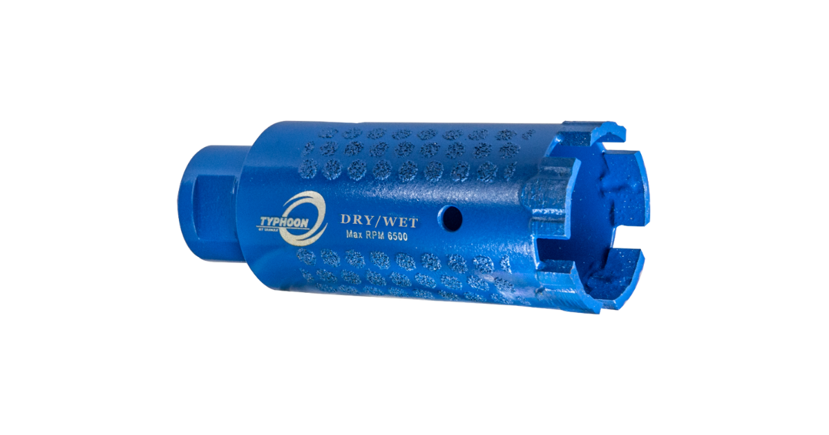 Diamax Typhoon Dry Core Bit w/ Side Protection