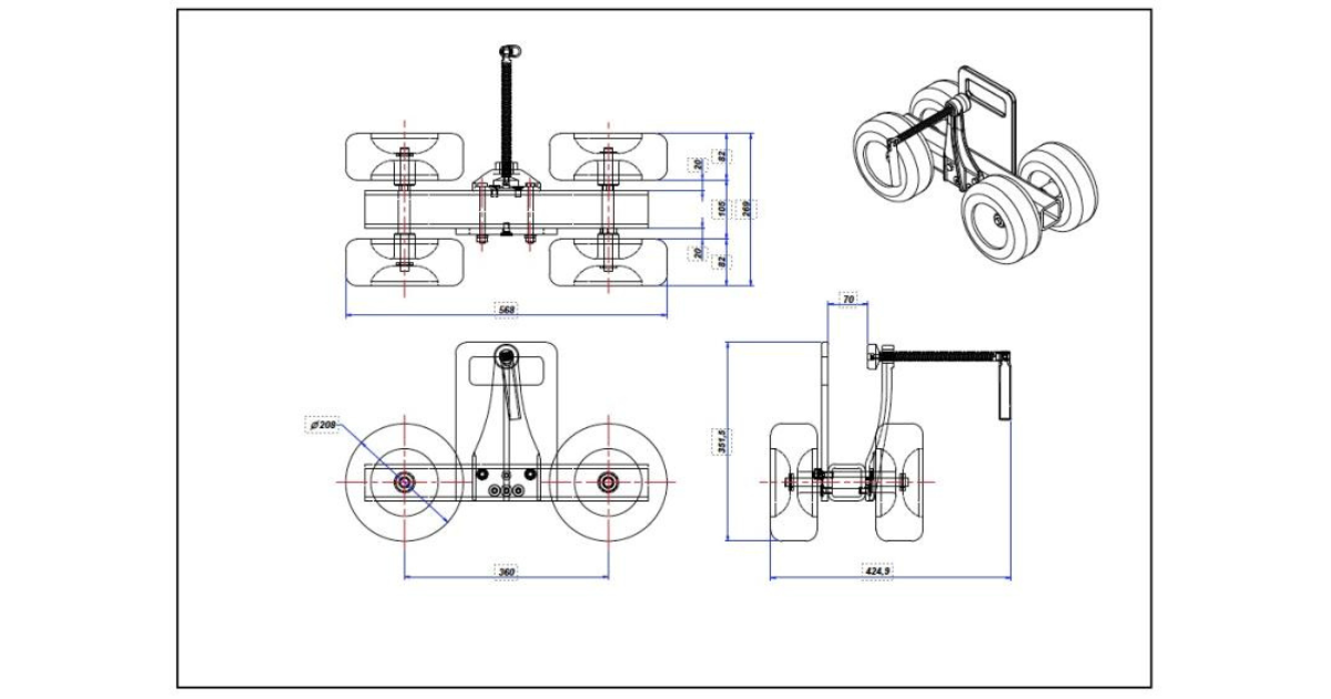 Aardwolf Master Trolley AMT01 (Aluminum)