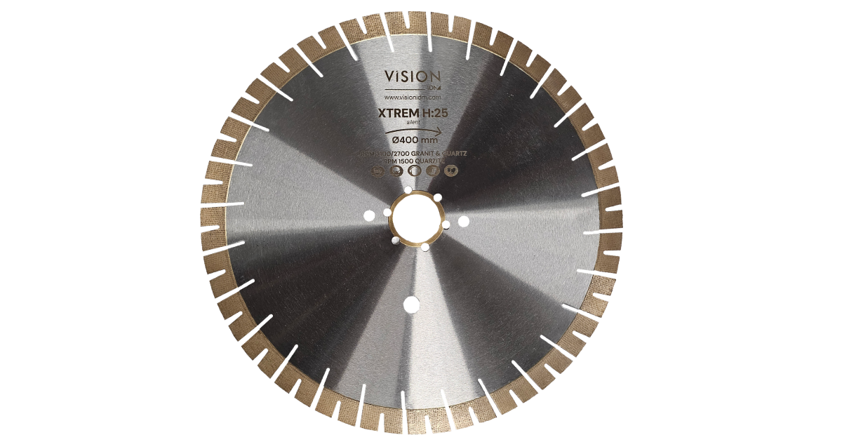 Vision XTREM Quartzite Bridge Saw Blade