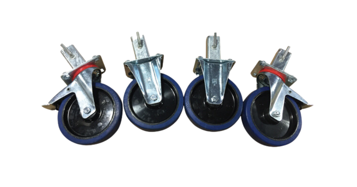 WEHA Transport Cart Wheels for WEHA A frame Transport Carts, set of 4