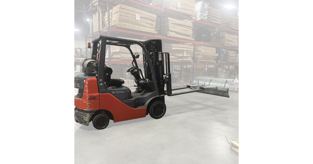 WEHA Forklift Snow Plow Attachment