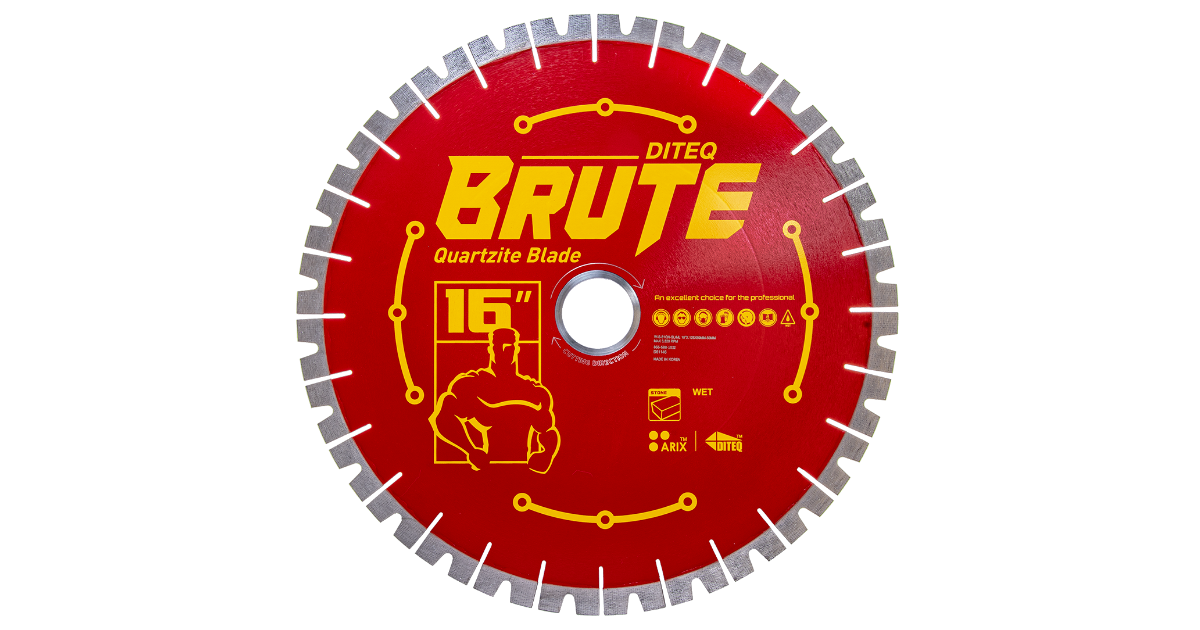 Diteq Brute Quartzite Bridge Saw Blade S-51QN