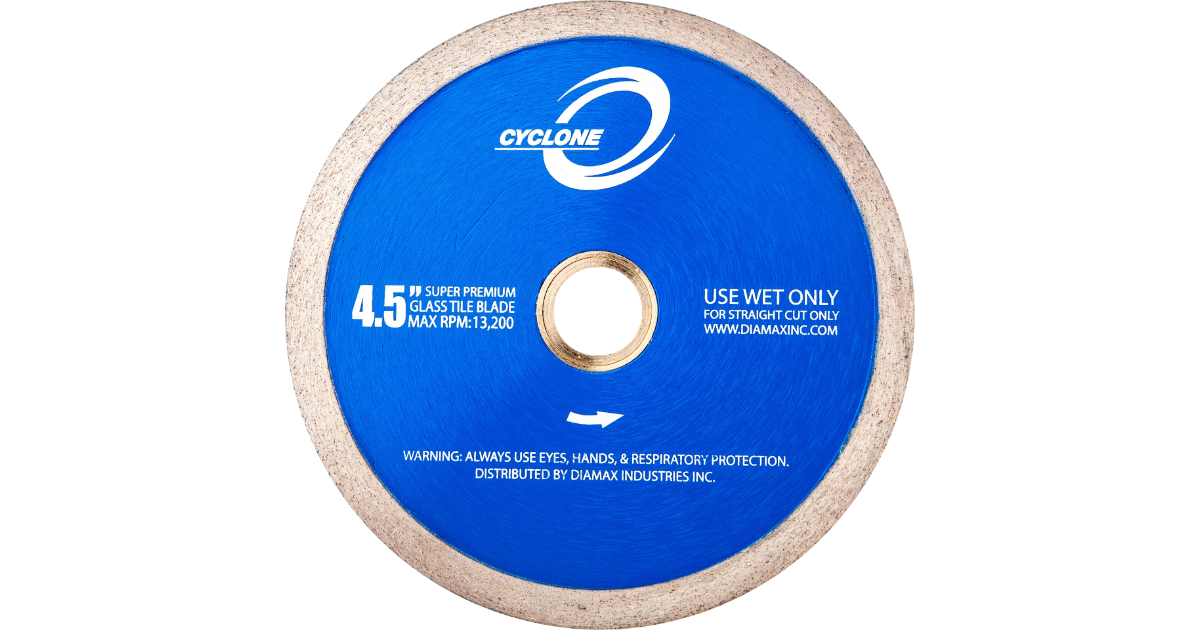 Diamax Cyclone Continuous Rim Glass Blade