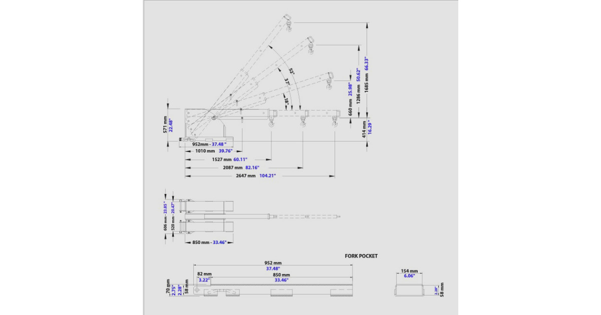 Aardwolf Pivot Forklift Boom