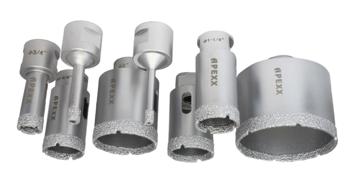 APEXX Brazed Continuous Rim Core Bits