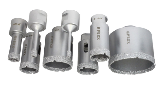 APEXX Brazed Continuous Rim Core Bits